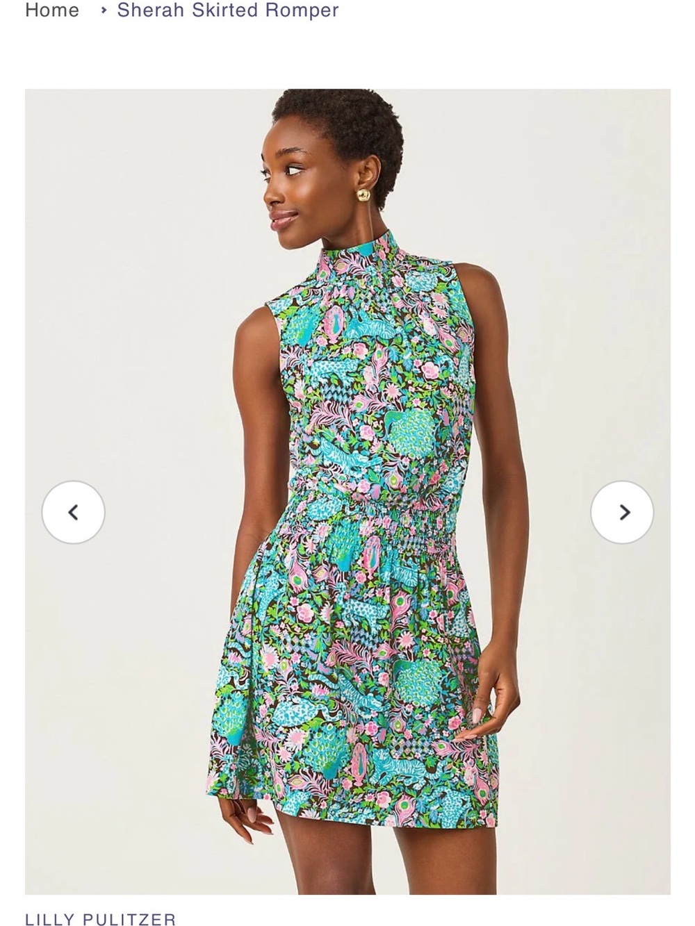 Lilly Pulitzer Sherah Skirted Romper